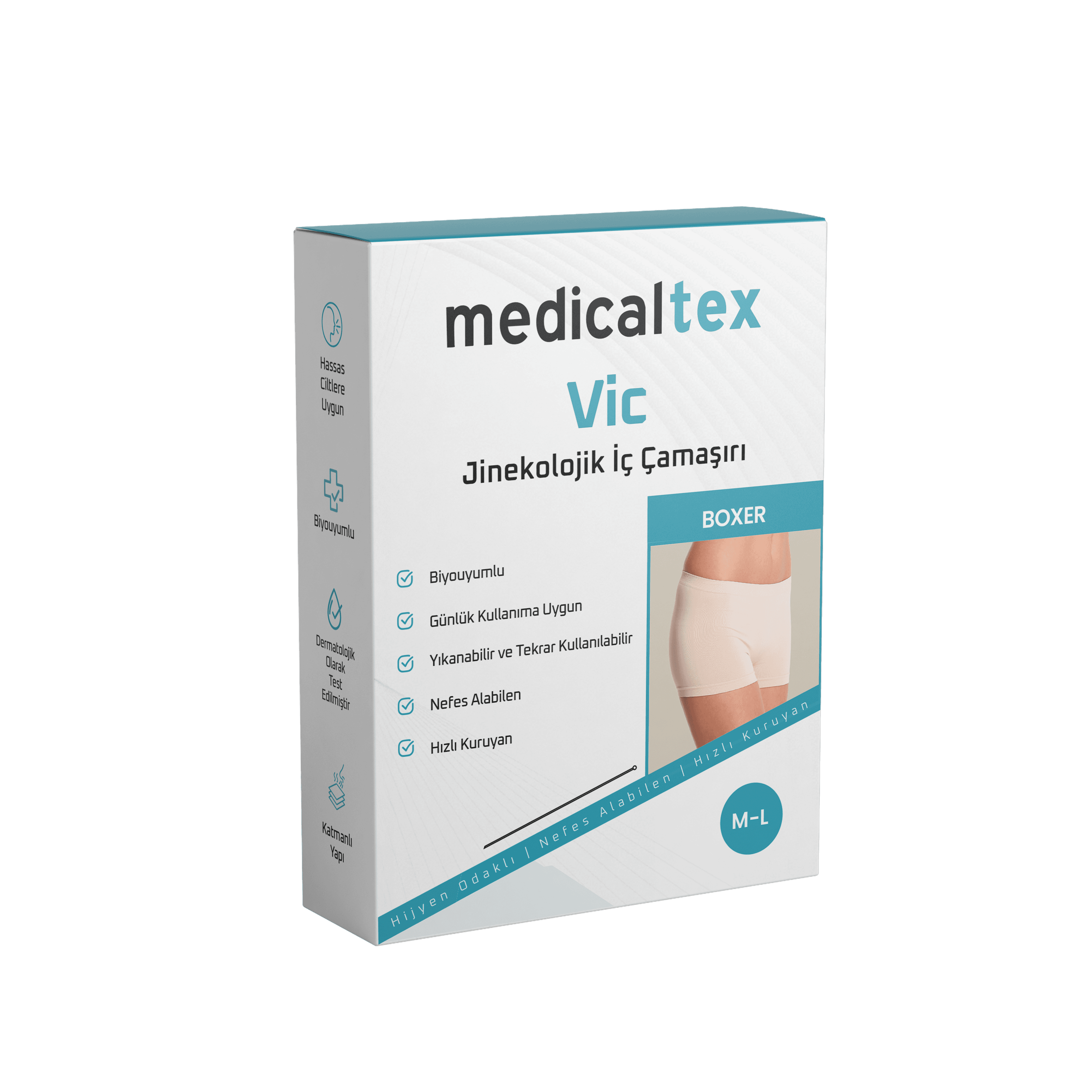 Medicaltex VIC Boxer underwear packaging