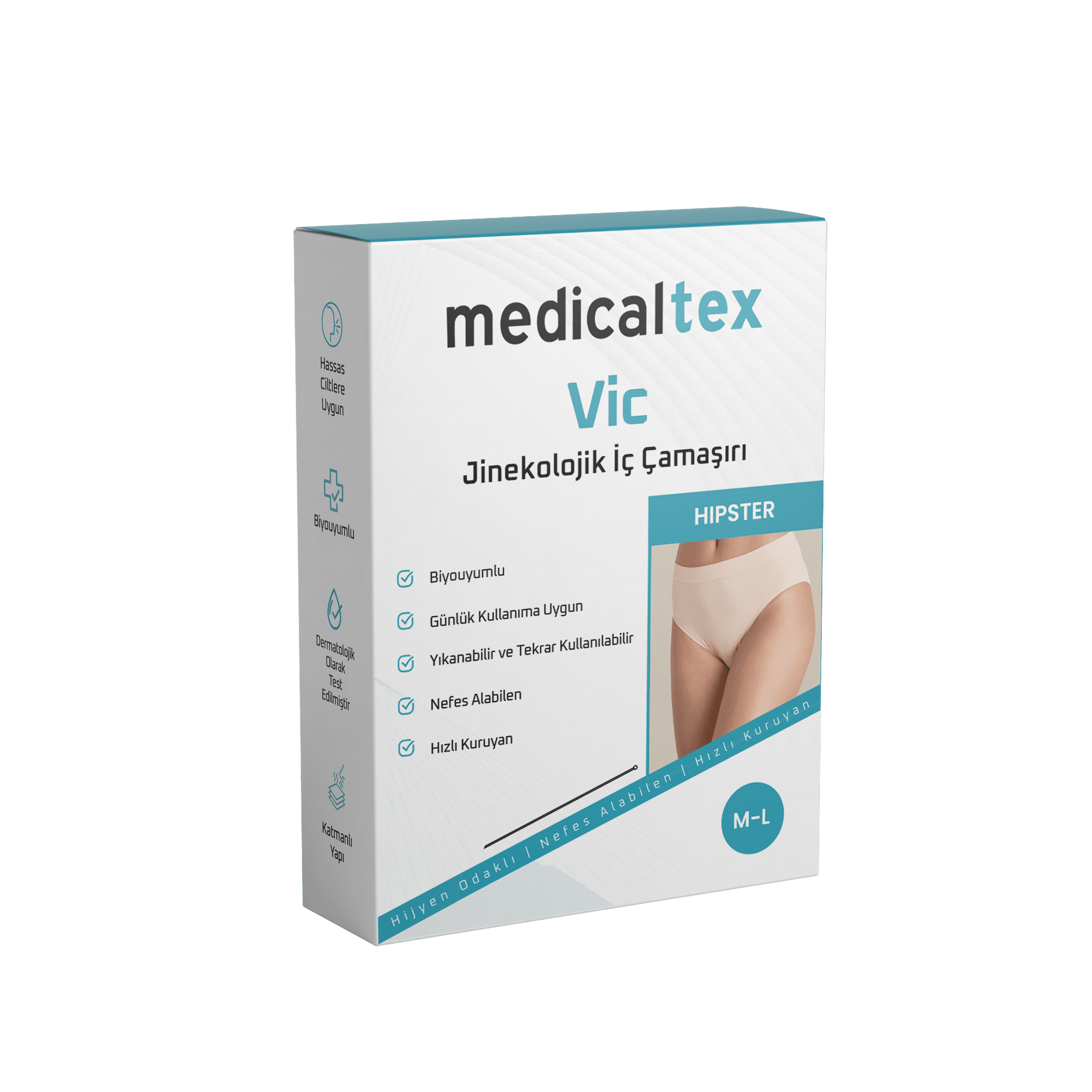 Medicaltex VIC Hipster underwear packaging